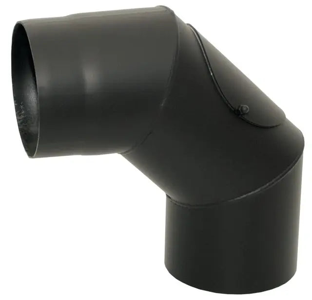 Kaminrör - Rörböj 90° med Sotlucka