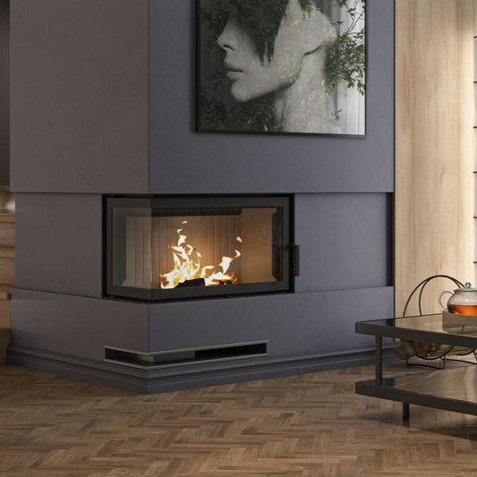Impuls ME BL - Miljöbild av den vedeldade kamin insatsen Impuls ME BL från EuroFire