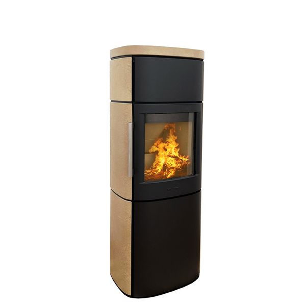 HWAM 4560c med steinklädnad, Terrastone