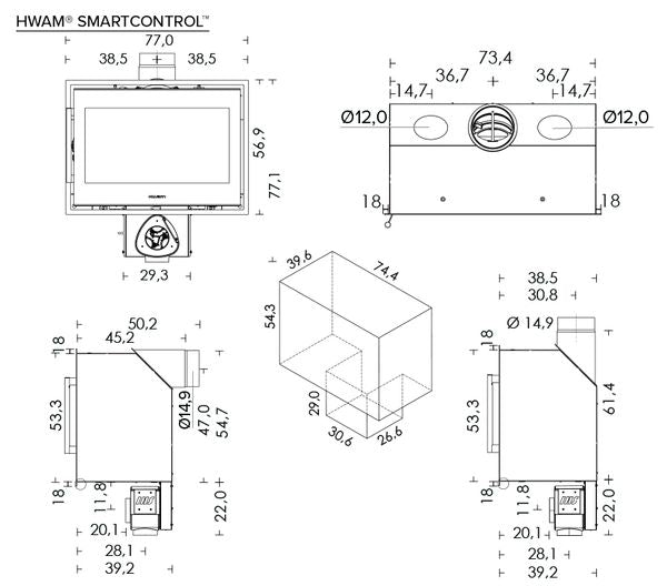 HWAM - I 40/55c